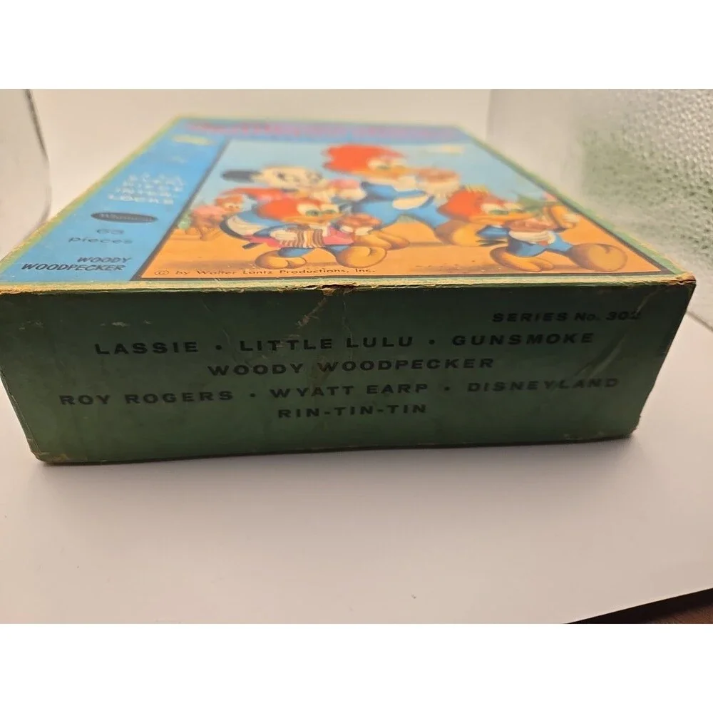 Woody Woodpecker Whitman Jr. Jigsaw Puzzle, Vintage, Complete in Box 4409-29